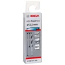 Bosch HSS PointTeQ Drill Bit - 3.1mm, Pack of 10