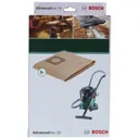 Bosch Paper Dust Bag for ADVANCEDVAC 20 - Pack of 5