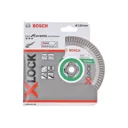 Bosch X Lock Best Extraclean Turbo Diamond Disc for Ceramics - 125mm, 1.4mm, 22mm