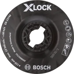 Bosch X Lock Medium Backing Pad - 115mm
