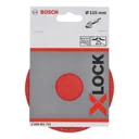 Bosch X Lock Hook and Loop Backing Pad - 115mm
