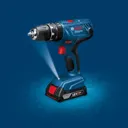 Bosch Professional 18v Cordless Combi Drill and Impact Driver Kit - 2 x 2ah Li-ion, Charger, Case