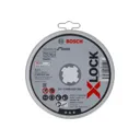 Bosch X Lock Inox Flat Thin Metal Fast Cutting Disc - 115mm, Pack of 10