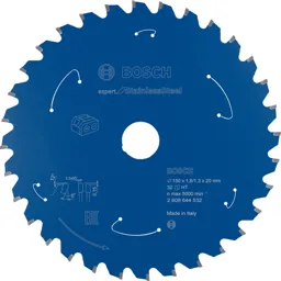 Bosch Expert Cordless Circular Saw Blade for Stainless Steel - 150mm, 32T, 20mm