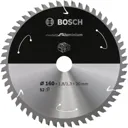 Bosch Cordless Circular Saw Blade for Aluminium - 160mm, 52T, 20mm