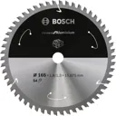 Bosch Cordless Circular Saw Blade for Aluminium - 165mm, 54T, 16mm