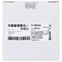 Bosch X LOCK R574 Fibre Sanding Disc 115mm - 115mm, 60g, Pack of 1