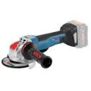 Bosch GWX 18 V-10 PC X Lock 18v Cordless Angle Grinder 125mm - No Batteries, No Charger, Case