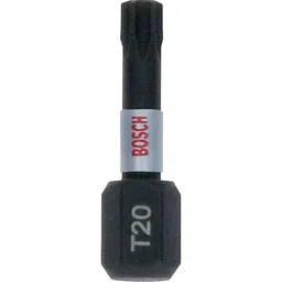 Bosch Impact Control Torsion Torx Screwdriver Bits - T20, 25mm, Pack of 25