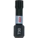 Bosch Impact Control Torsion Torx Screwdriver Bits - T30, 25mm, Pack of 25