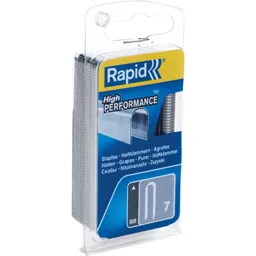 Rapid Type 7 Cable Staples - 12mm, Pack of 950