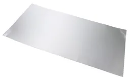 Silver effect Aluminium Embossed Sheet, (H)1000mm (W)500mm (T)0.5mm