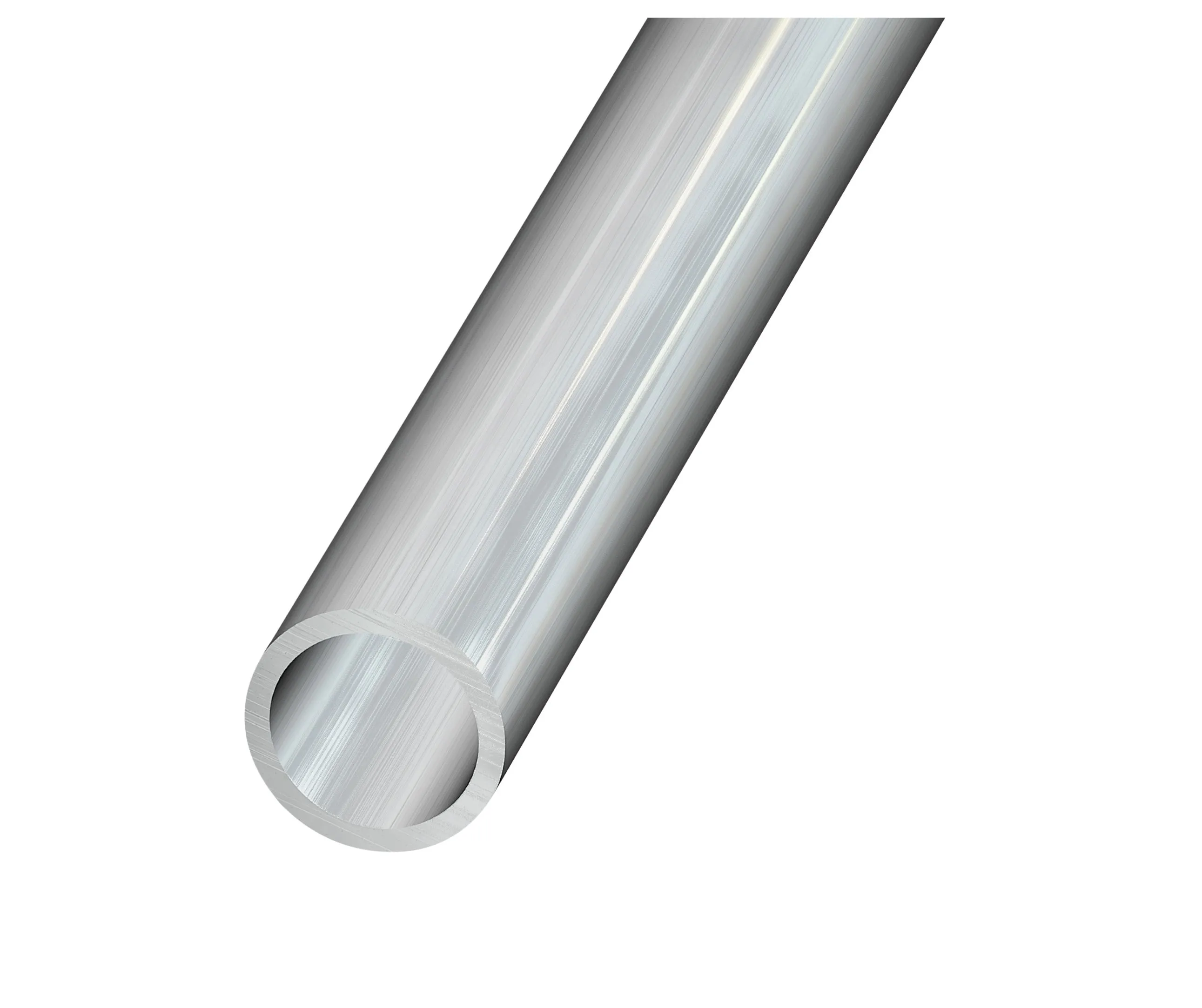 Aluminium Round Tube, (L)1m (Dia)16mm
