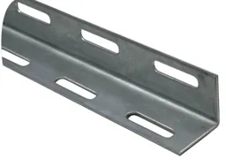 Varnished Cold-pressed steel Equal L-shaped Angle profile, (L)1m (W)27mm