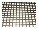 Silver effect Steel Perforated Sheet, (H)500mm (W)250mm (T)1mm