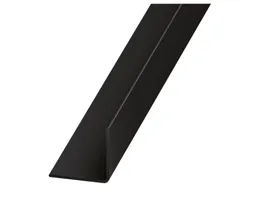Black Equal L-shaped Angle profile, (L)1.3m (W)20mm