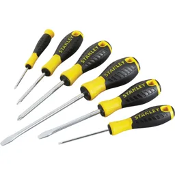 Stanley 6 Piece Essential Phillips and Slotted Screwdriver Set