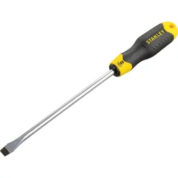 Stanley Cushion Grip Flared Slotted Screwdriver - 10mm, 200mm