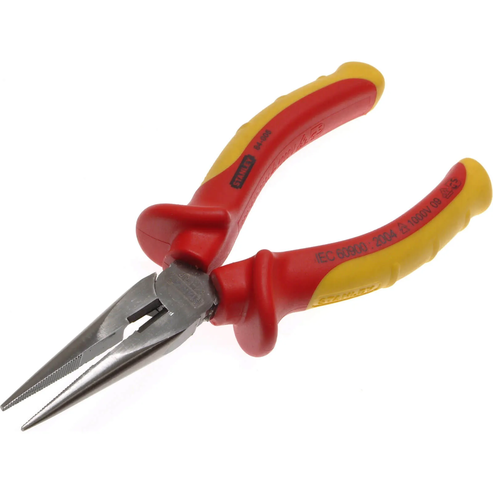 Stanley Insulated VDE Long Nose Pliers - 160mm