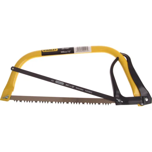 Stanley 2 in 1 Bow Saw and Hacksaw - 12" / 300mm