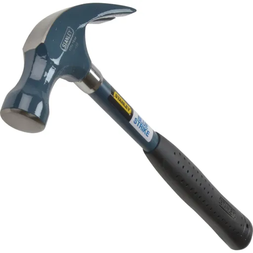 Stanley Blue Strike Claw Hammer - 450g