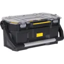 Stanley Plastic Tote Tool Box with Removeable Tool Organiser - 560mm