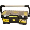Stanley Plastic Tote Tool Box with Removeable Tool Organiser - 600mm