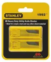 Stanley 62mm Steel Knife blade, Pack of 20