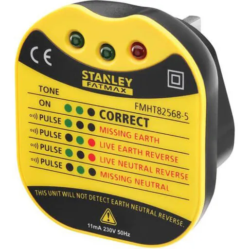 Stanley Intelli Tools Fatmax Wall Plug Tester