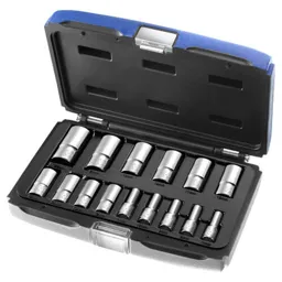 Expert by Facom 15 Piece 3/8" Drive Deep Hex Socket Set Metric - 3/8"