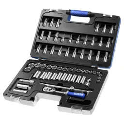Expert by Facom 61 Piece 3/8" Drive Hex and Bi Hex Socket and Socket Bit Set Metric - 3/8"