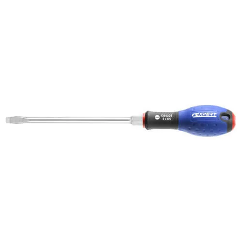 Expert by Facom Flared Slotted Bolster Screwdriver - 8mm, 175mm