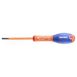 Expert by Facom VDE Insulated Parallel Slotted Screwdriver - 5.5mm, 150mm