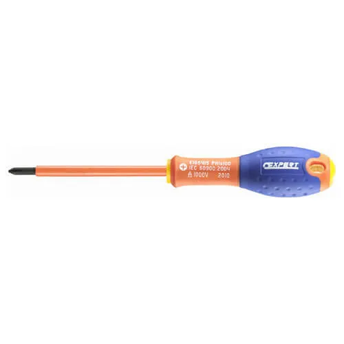 Expert by Facom VDE Insulated Phillips Screwdriver - PH0, 75mm