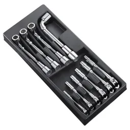 Expert by Facom 10 Piece Angled Socket Spanner Set in Module Tray