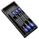 Expert by Facom 6 Piece Security Torx Screwdriver Set in Module Tray
