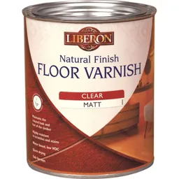 Liberon Natural Finish Floor Varnish - 2.5l, Clear Satin