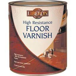 Liberon High Resistance Floor Varnish - 2.5l, Clear Satin