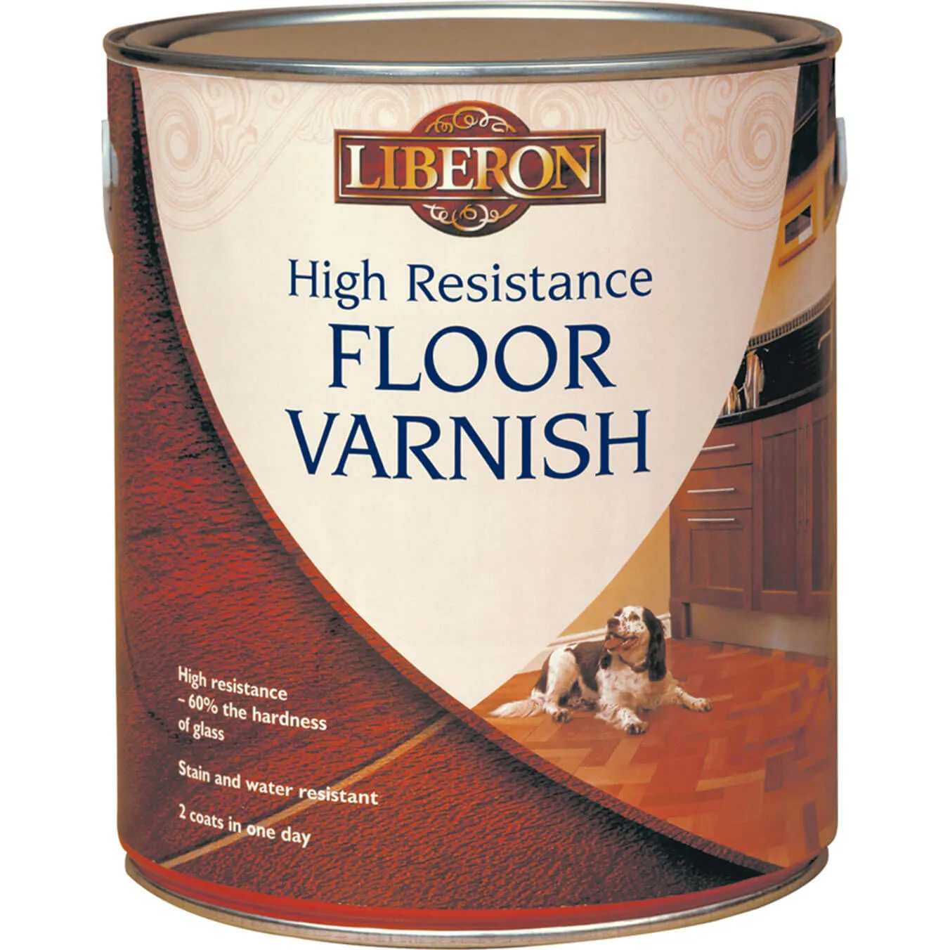 Liberon High Resistance Floor Varnish - 2.5l, Clear Satin