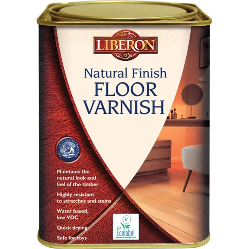 Liberon Natural Finish Floor Varnish - 1l, Clear Matt