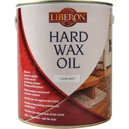 Liberon Hard Wax Oil - 2.5l, Clear Matt
