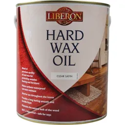 Liberon Hard Wax Oil - 2.5l, Clear Satin