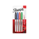 Sharpie Fine Tip Permanent Marker Pen - Assorted, Pack of 4