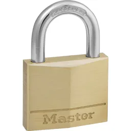Masterlock Solid Brass Padlock - 40mm, Standard
