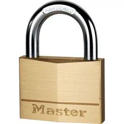 Masterlock Solid Brass Padlock - 70mm, Standard