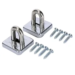 Master Lock Steel Ground & wall anchor (W)53mm, Pack of 2