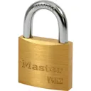 Masterlock V Line Brass Padlock Keyed Alike - 40mm, Standard, 4232