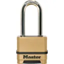 Masterlock Excell Combination Padlock - 50mm, Extra Long
