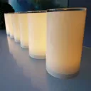 Wireless Tub table lamp, app-controllable, RGBW