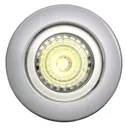 Diall Chrome effect Non-adjustable LED Fire-rated Cool white Downlight 5W IP65
